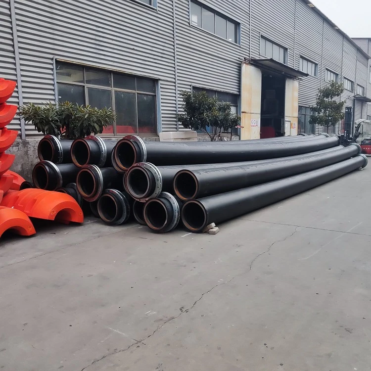 Black Dredging Flanged HDPE Pipe